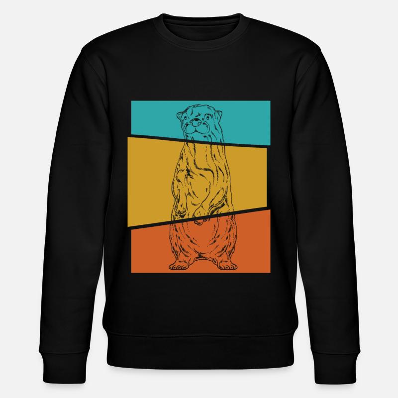 Otter - Stanley/Stella Unisex Bio-Sweatshirt CHANGER  - Schwarz