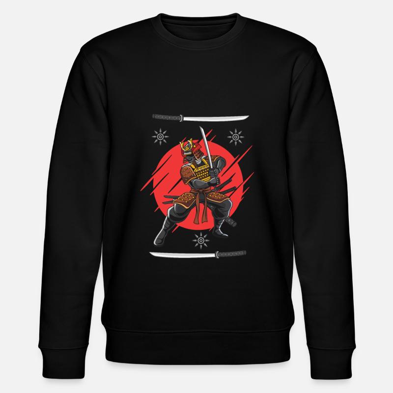 Cools Samouraïs japonais Design - Sweat bio CHANGER Stanley/Stella Unisexe - noir