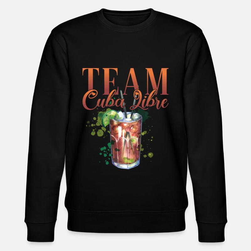 Team Cuba Libre Cocktail Barman - Sweat bio CHANGER Stanley/Stella Unisexe - noir