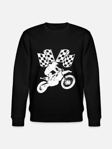 Motocross gift - Stanley/Stella CHANGER Unisex Organic Sweatshirt - black