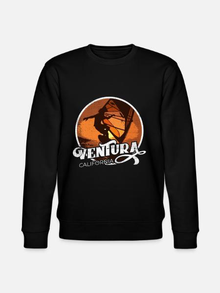 Windsurfer Geschenk - Stanley/Stella Unisex Bio-Sweatshirt CHANGER - Schwarz
