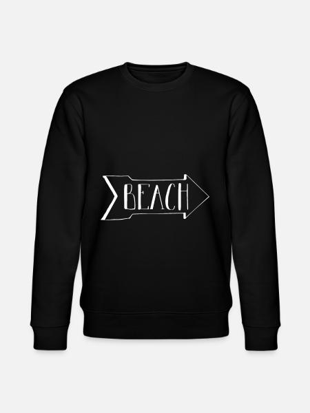 Beach - To The Beach - Stanley/Stella CHANGER Unisex Organic Sweatshirt - black