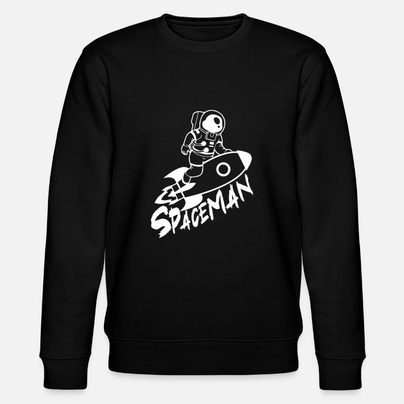 Spaceman - Stanley/Stella Unisex Bio-Sweatshirt CHANGER - Schwarz