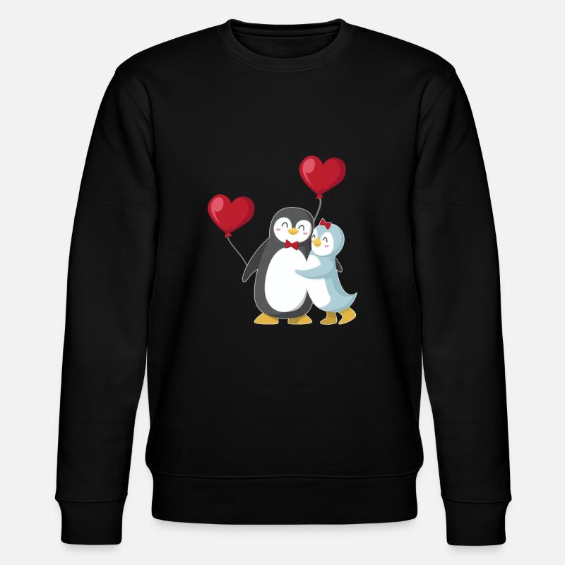 Amour de pingouin - Sweat bio CHANGER Stanley/Stella Unisexe - noir