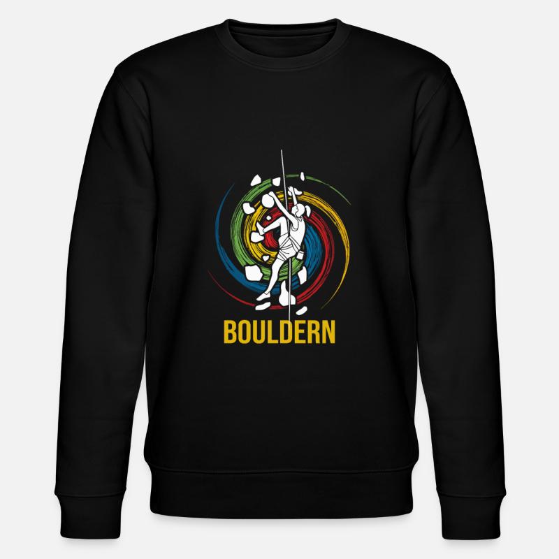 Bouldering - Stanley/Stella CHANGER Unisex Organic Sweatshirt - black