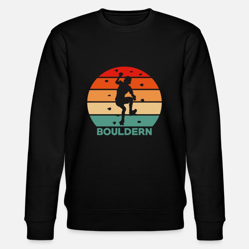 Bouldering - Stanley/Stella CHANGER Unisex Organic Sweatshirt - black