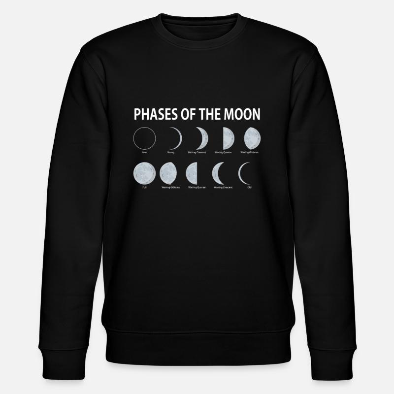 Moon - Stanley/Stella CHANGER Unisex Organic Sweatshirt - black