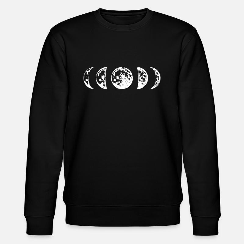 Mond - Stanley/Stella Unisex Bio-Sweatshirt CHANGER  - Schwarz