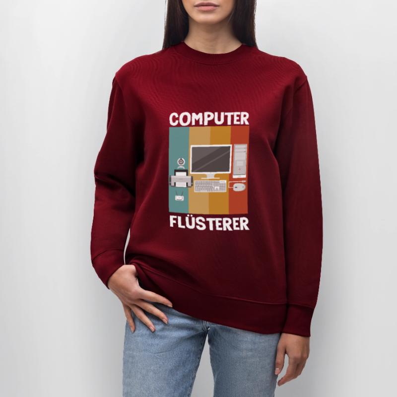 Computerflüsterer Geek Linux Stanley/Stella Unisex Bio-Sweatshirt CHANGER 