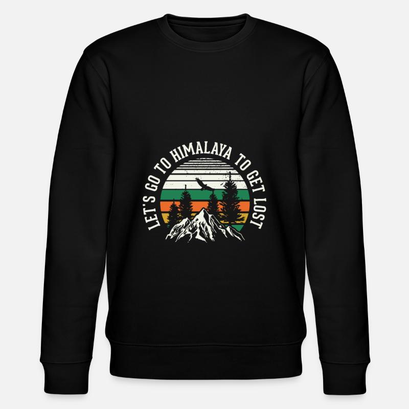 Himalaya Asie Everest Népal - Sweat bio CHANGER Stanley/Stella Unisexe - noir