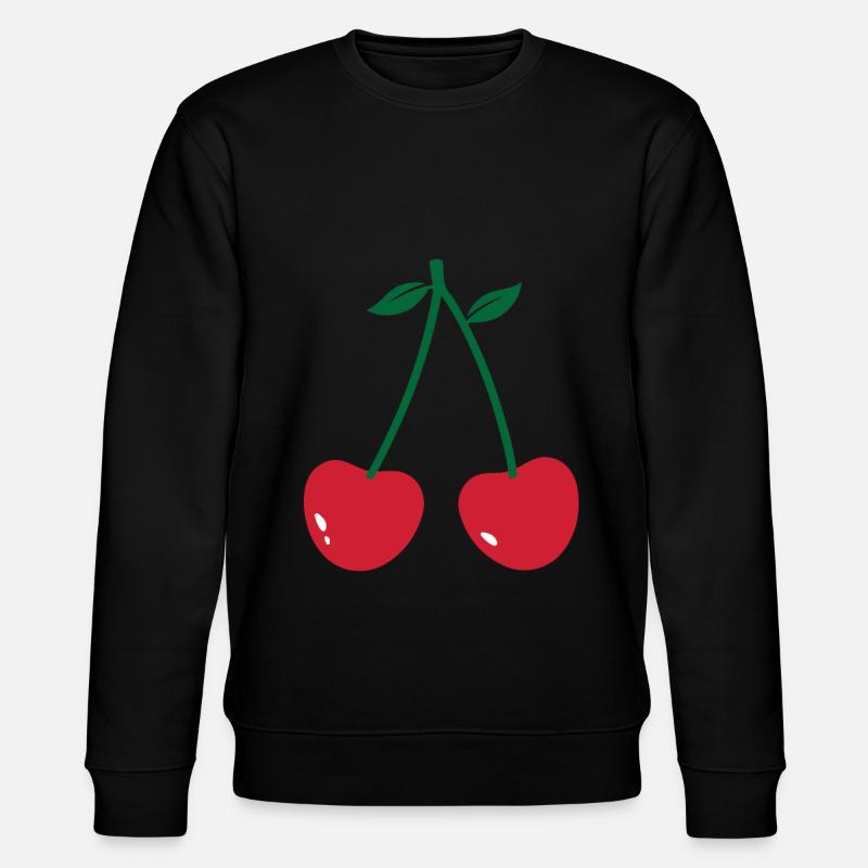 cherry - Stanley/Stella CHANGER Unisex Organic Sweatshirt - black