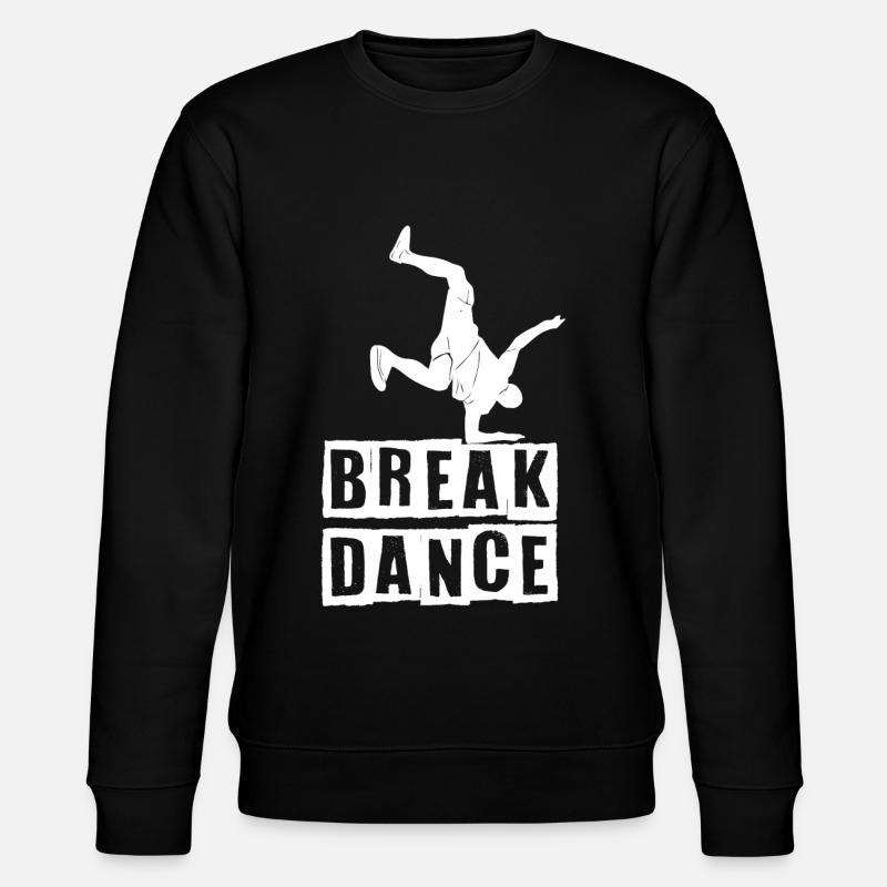 Breakdance dancing dancer BBoy - Stanley/Stella CHANGER Unisex Organic Sweatshirt - black
