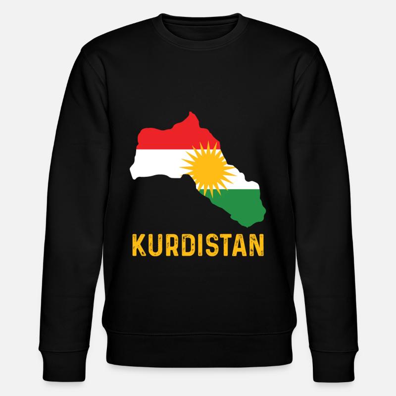 Kurdistan drapeau Kurde Patrie - Sweat bio CHANGER Stanley/Stella Unisexe - noir