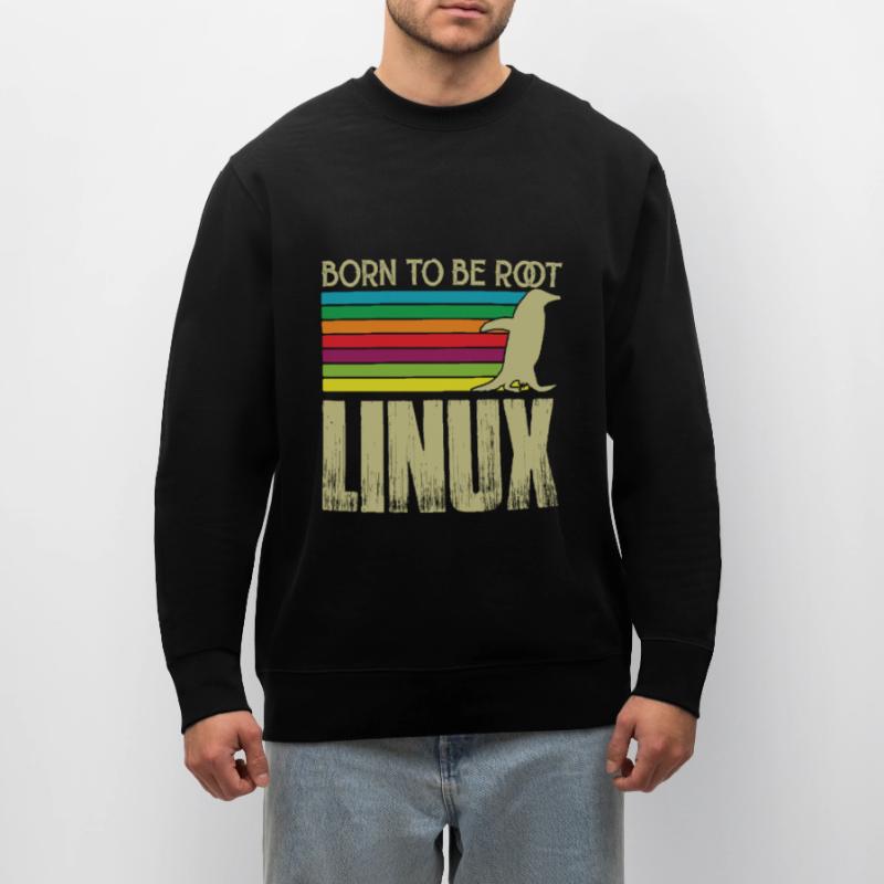 Linux Né pour être root Admin Linux Sweat bio CHANGER Stanley/Stella Unisexe