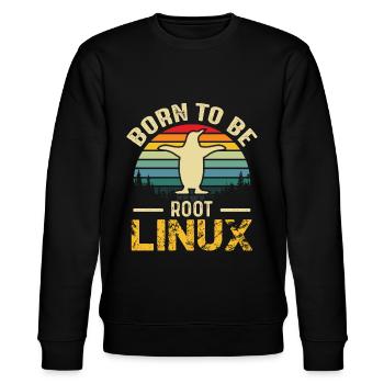 Né pour être Root Linux Nerd Admin Geek - Sweat bio CHANGER Stanley/Stella Unisexe - noir - Devant - Nik (191cm) & Marisol (170cm)