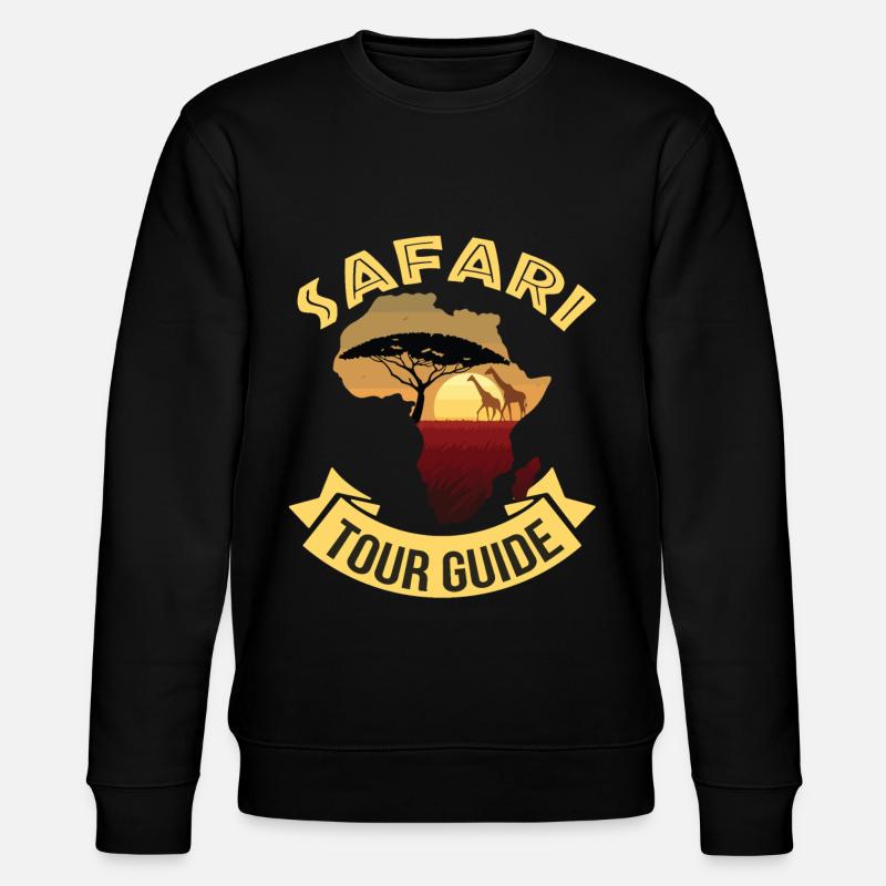 Safari Tour Afrique Girafe - Sweat bio CHANGER Stanley/Stella Unisexe - noir
