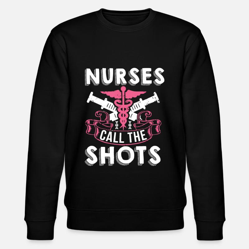 Infirmière aux seringues - Sweat bio CHANGER Stanley/Stella Unisexe - noir