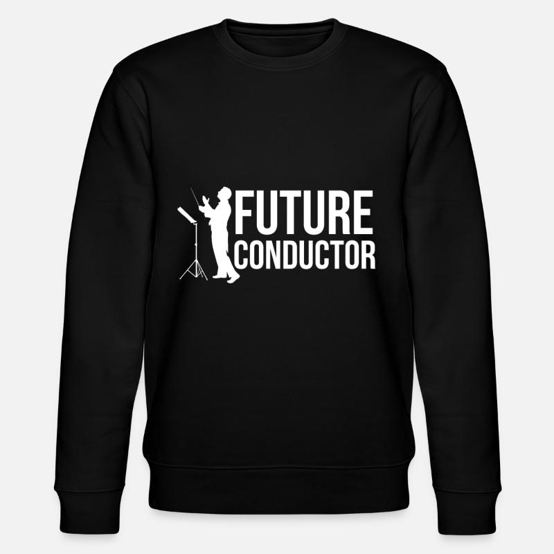 Future conductor conducting - Stanley/Stella CHANGER Unisex Organic Sweatshirt - black