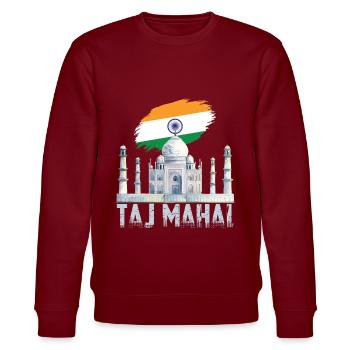 Taj Mahal India Tourist Asie du Sud Mausolée - Sweat bio CHANGER Stanley/Stella Unisexe - bordeaux - Devant - Nik (191cm) & Marisol (170cm)