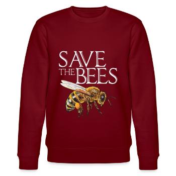 Save The Bees Apiculture Honey Bee Queen Bee Imk - Sweat bio CHANGER Stanley/Stella Unisexe - bordeaux - Devant - Nik (191cm) & Marisol (170cm)