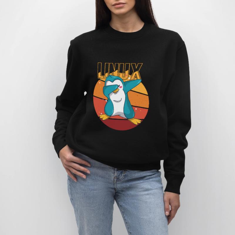 Geek Linux Root Party Penguin Nerd Programmer Comp Stanley/Stella Unisex Bio-Sweatshirt CHANGER 