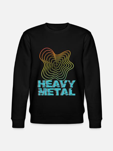 Heavy Metal Frequency Rocking Metal Fan Hard Rock - Felpa ecologica unisex CHANGER di Stanley/Stella - nero