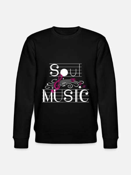 Soul Music Afro Soul Music Sheet Music Music Lovers Mu - Stanley/Stella CHANGER Unisex Organic Sweatshirt - black