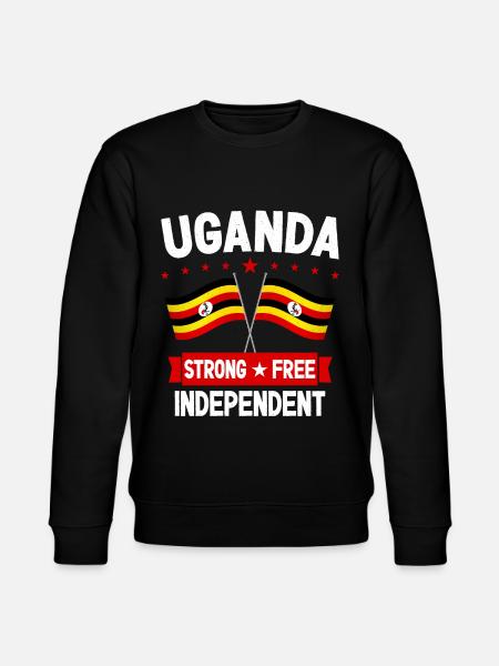 Uganda - Stanley/Stella CHANGER Unisex Organic Sweatshirt - black