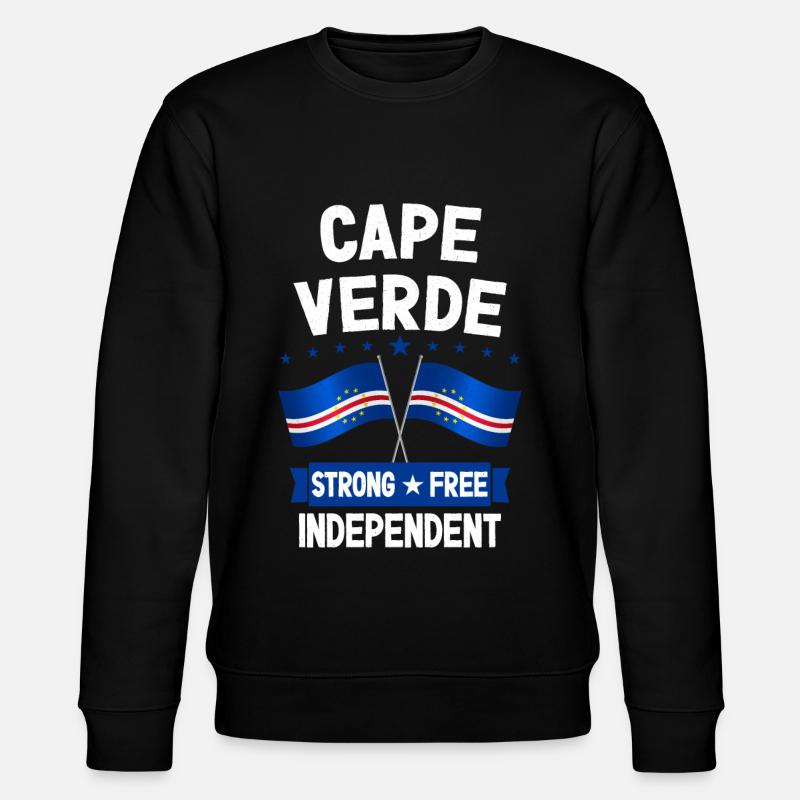 Kap Verde - Stanley/Stella Unisex Bio-Sweatshirt CHANGER  - Schwarz