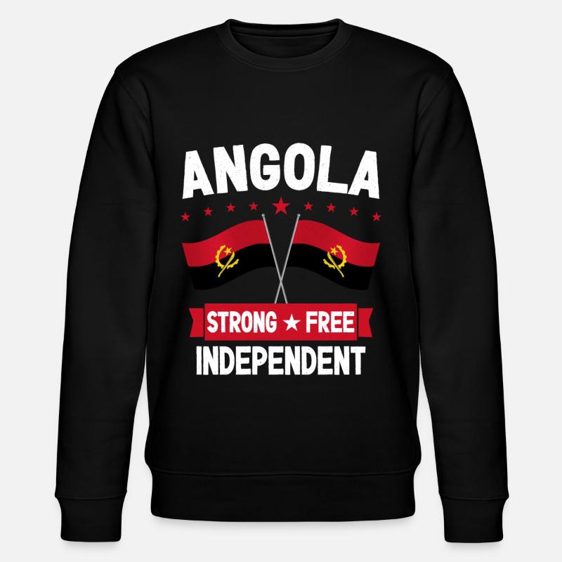 Angola - Sweat bio CHANGER Stanley/Stella Unisexe - noir