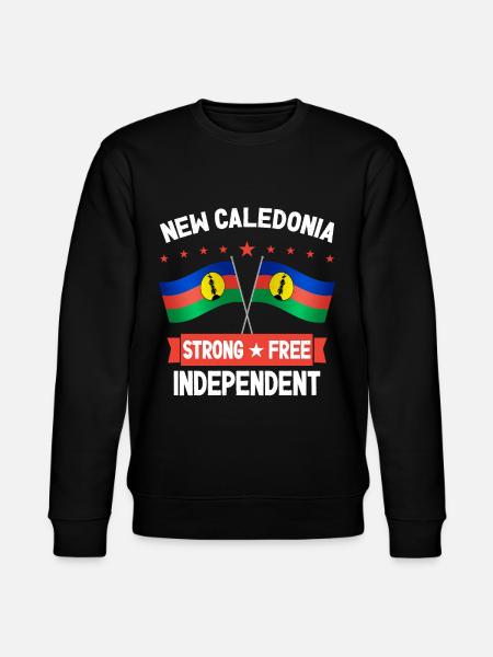 Neukaledonien - Stanley/Stella Unisex Bio-Sweatshirt CHANGER  - Schwarz