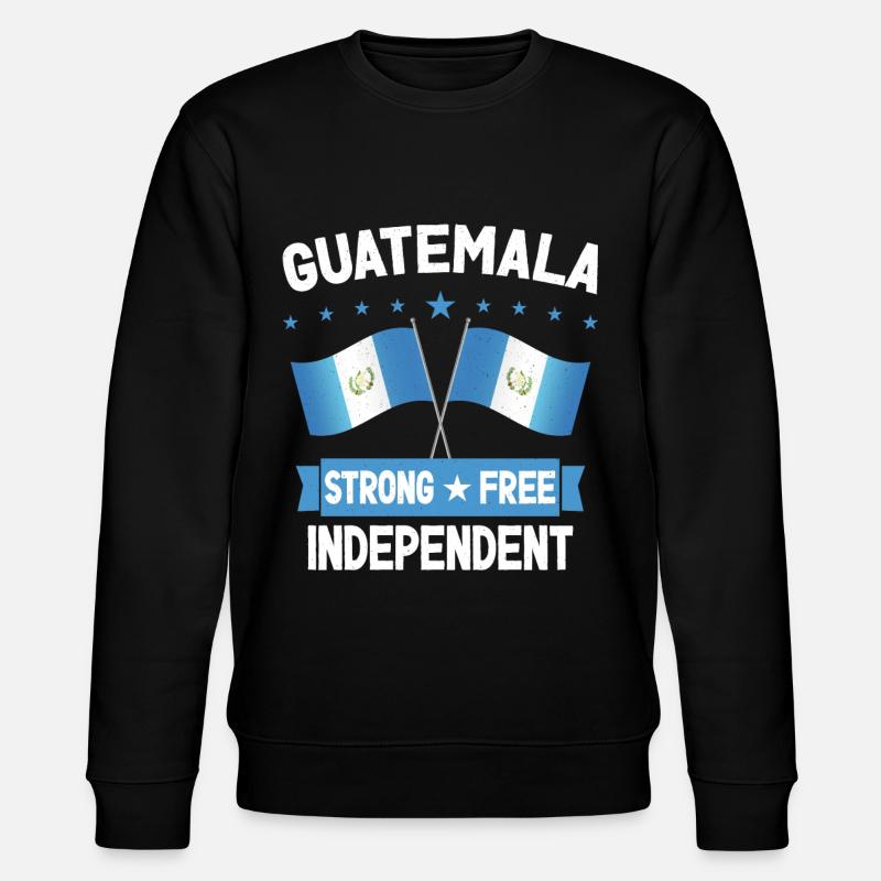 Guatemala - Stanley/Stella Unisex Bio-Sweatshirt CHANGER  - Schwarz