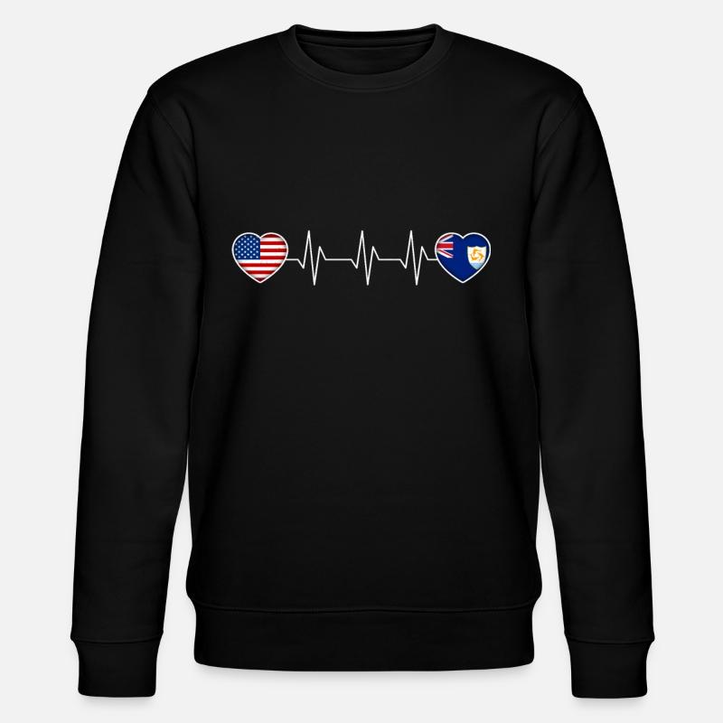 Anguilla - Stanley/Stella CHANGER Unisex Organic Sweatshirt - black