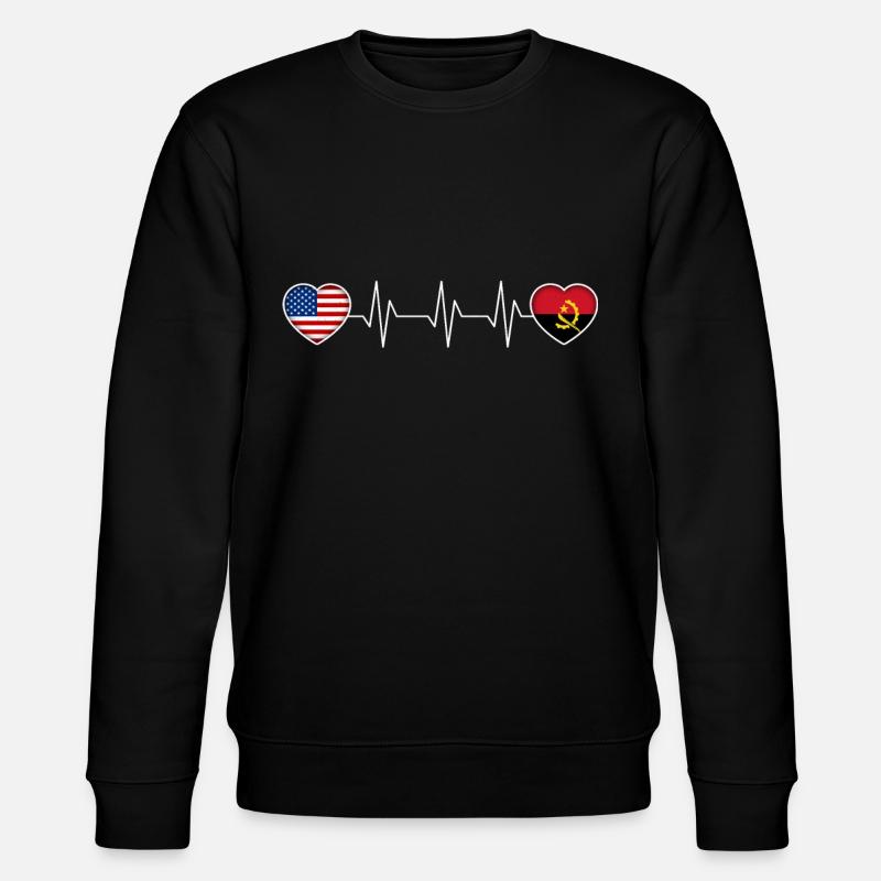 Angola - Stanley/Stella Unisex Bio-Sweatshirt CHANGER  - Schwarz