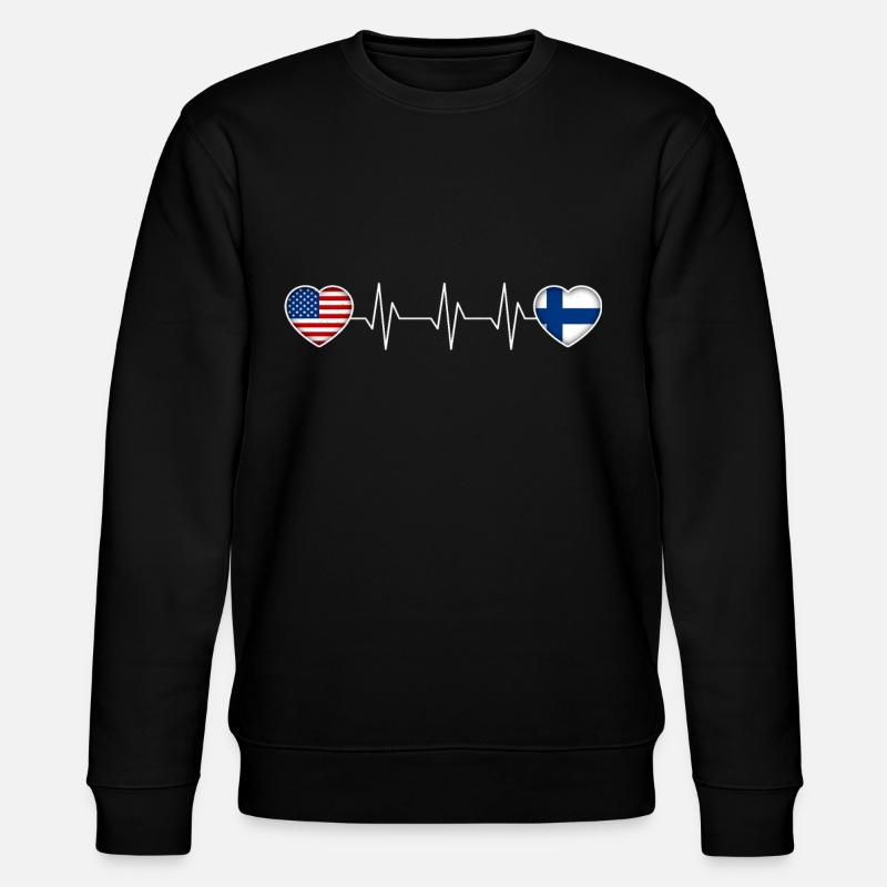 Finlande - Sweat bio CHANGER Stanley/Stella Unisexe - noir