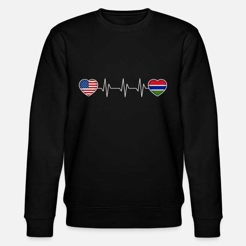 Gambia - Stanley/Stella Unisex Bio-Sweatshirt CHANGER  - Schwarz