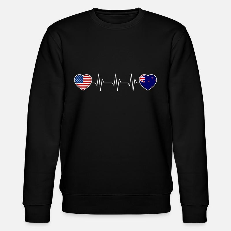 Nouvelle Zélande - Sweat bio CHANGER Stanley/Stella Unisexe - noir