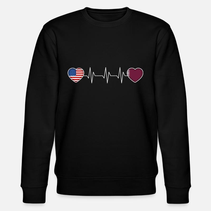 Qatar - Sweat bio CHANGER Stanley/Stella Unisexe - noir