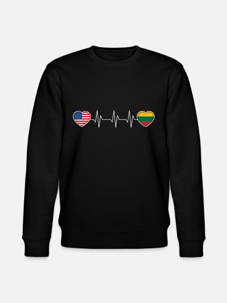 Lithuania - Stanley/Stella CHANGER Unisex Organic Sweatshirt - black