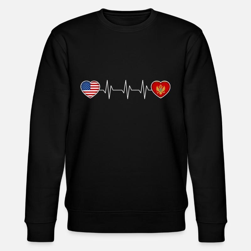 Montenegro - Stanley/Stella Unisex Bio-Sweatshirt CHANGER - Schwarz