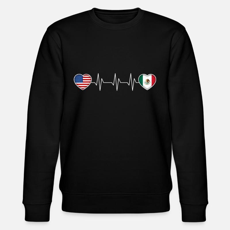Mexiko - Stanley/Stella Unisex Bio-Sweatshirt CHANGER  - Schwarz