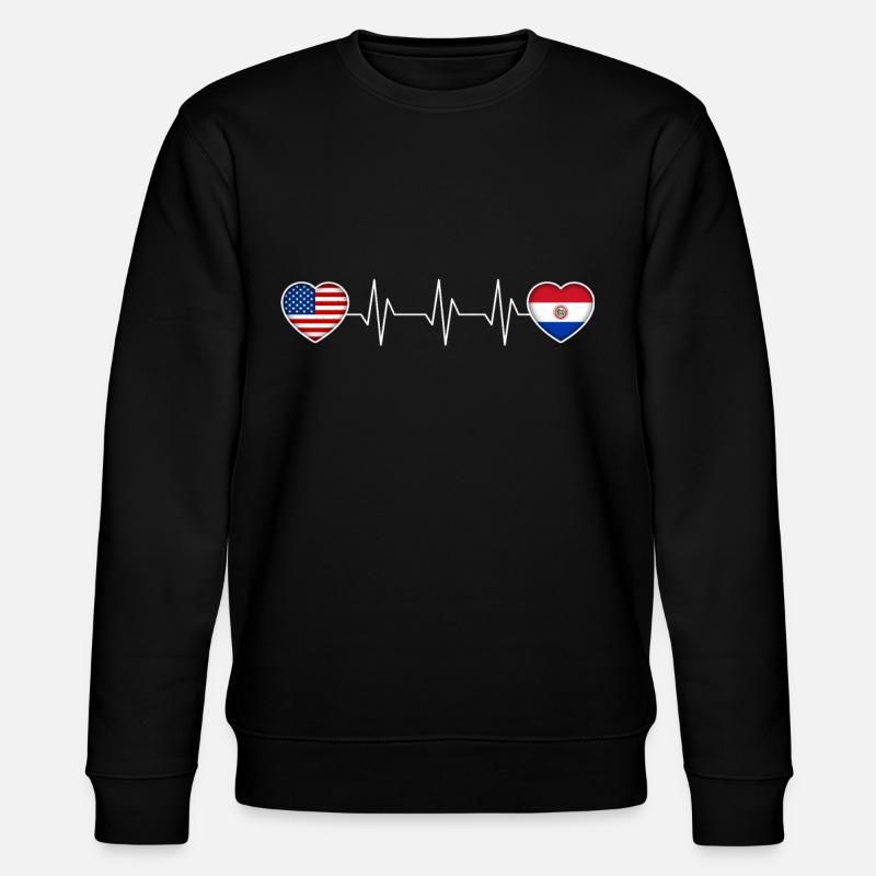 Paraguay - Stanley/Stella Unisex Bio-Sweatshirt CHANGER  - Schwarz
