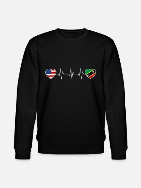 Saint Kitts and Nevis - Stanley/Stella CHANGER Unisex Organic Sweatshirt - black