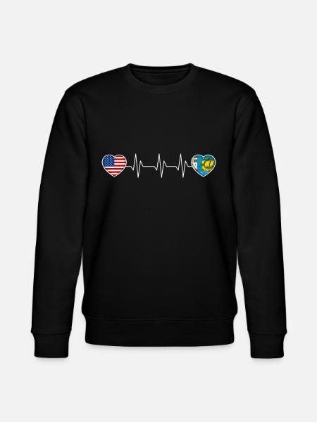 Saint Pierre and Miquelon - Stanley/Stella CHANGER Unisex Organic Sweatshirt - black