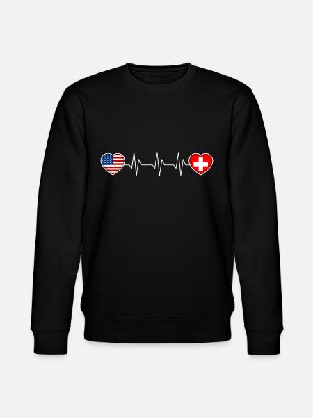 Suisse - Sweat bio CHANGER Stanley/Stella Unisexe - noir