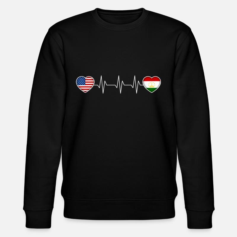 Tadschikistan - Stanley/Stella Unisex Bio-Sweatshirt CHANGER - Schwarz