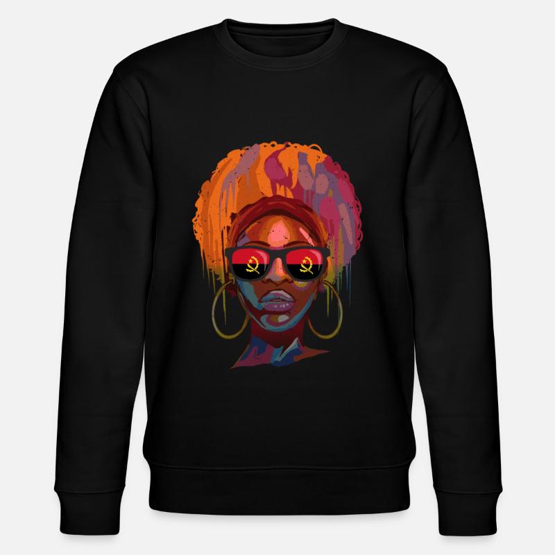 Angola - Sweat bio CHANGER Stanley/Stella Unisexe - noir
