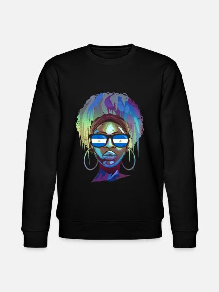Nicaragua - Stanley/Stella CHANGER Unisex Organic Sweatshirt - black