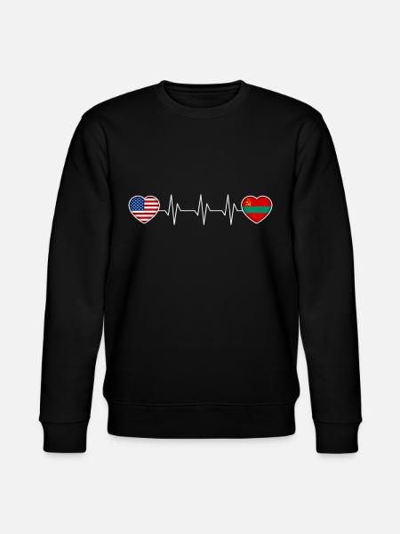 Transnistrien - Stanley/Stella Unisex Bio-Sweatshirt CHANGER  - Schwarz