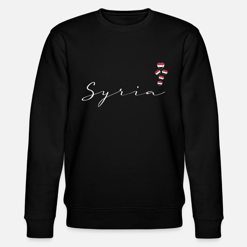 Syrien - Stanley/Stella Unisex Bio-Sweatshirt CHANGER  - Schwarz